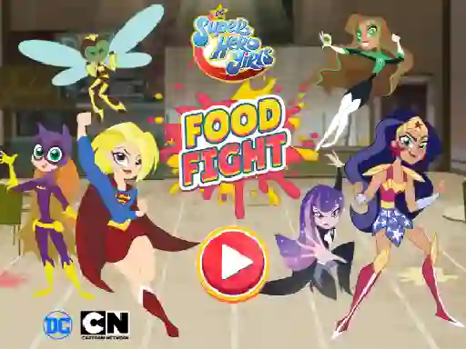 Játék DC Super Hero Girls Food Fight online