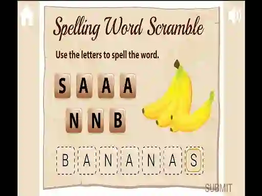 Játék Spelling Word Scramble online