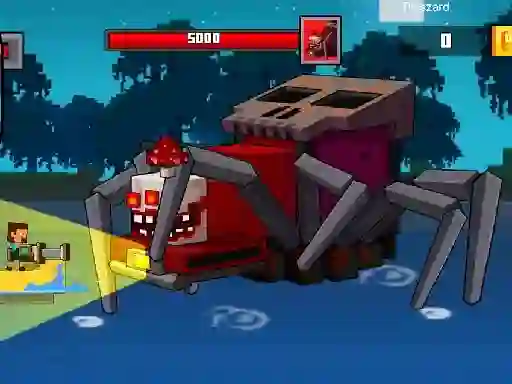 Játék Pirate Block Craft Monster Shooter online