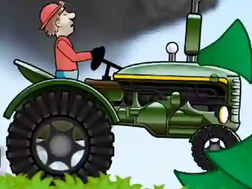 Játék Tractor Driving Hill Climb 2D online