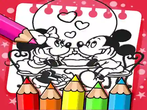 Játék Mickey Mouse Coloring Book online