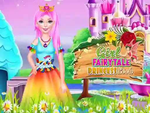 Játék Girl Fairytale Princess Look online