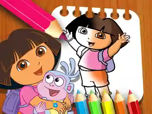 Játék Dora the Explorer the Coloring Book online