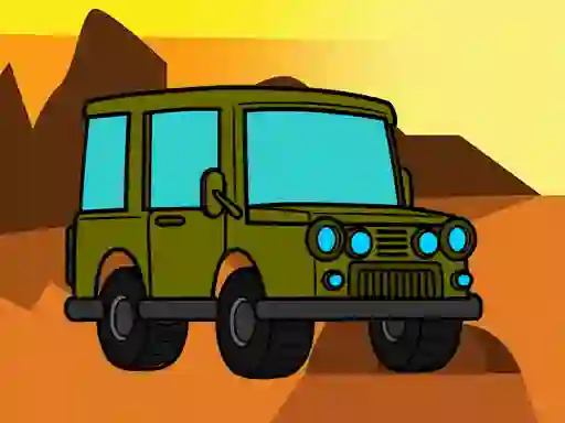 Játék Offroad Coloring Book online