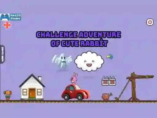 Játék Challenge adventure of cute rabbit online