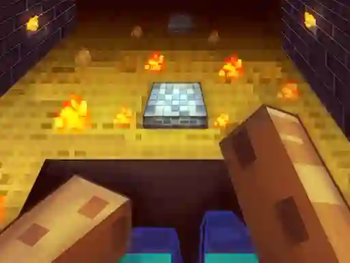 Játék Parkour in the cave 3D online