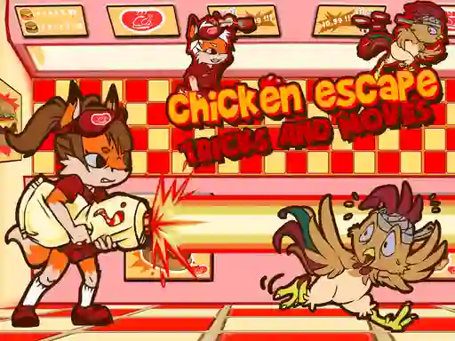Játék Chicken Escape Tricks and moves online