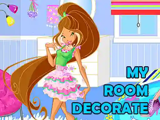 Játék Winx Room Decorate online