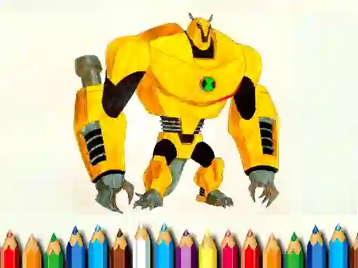 Játék Ben10 Monsters Coloring book online