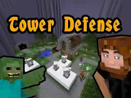 Játék Minecraft Tower Defense online