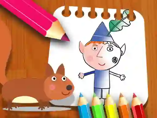 Játék Ben Hollys Coloring Book online