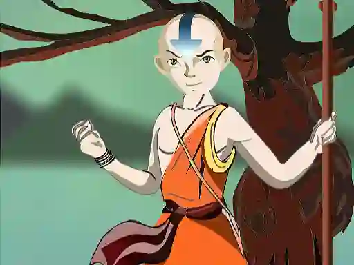 Játék Avatar Aang DressUp online