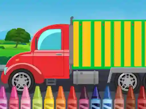 Játék Truck Coloring online