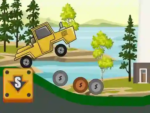 Játék Hill Climb Tractor 2D online