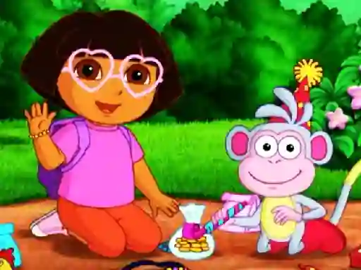 Játék Dora Kids Puzzles online