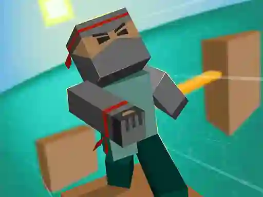 Játék Blocky Parkour Ninja online