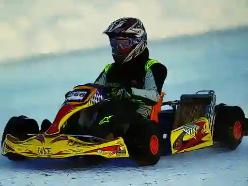 Játék Kart Racing Jigsaw online