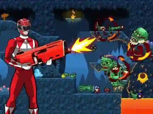 Játék Power Rangers shoot Zombie online