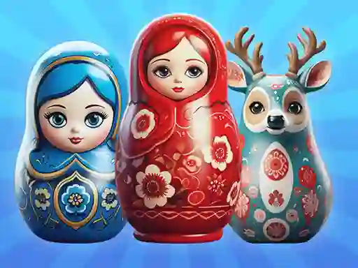 Játék Sort by Matryoshka Shelves! online