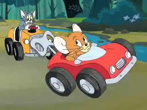 Játék Tom and Jerry Car Jigsaw online