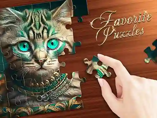 Játék Favorite Puzzles: jigsaw game online