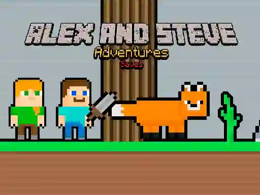 Játék Alex and Steve Adventures Saves online