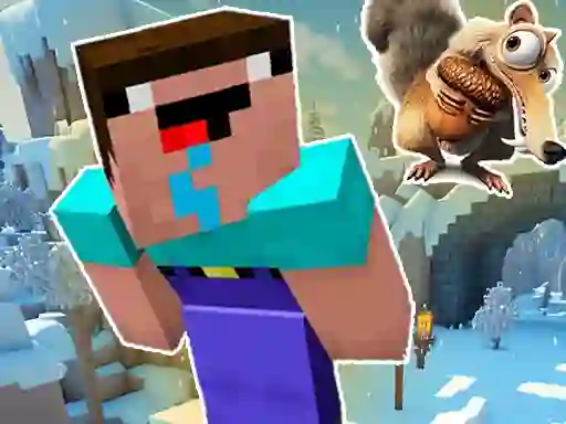 Játék Noob Parkour: Snow Age online