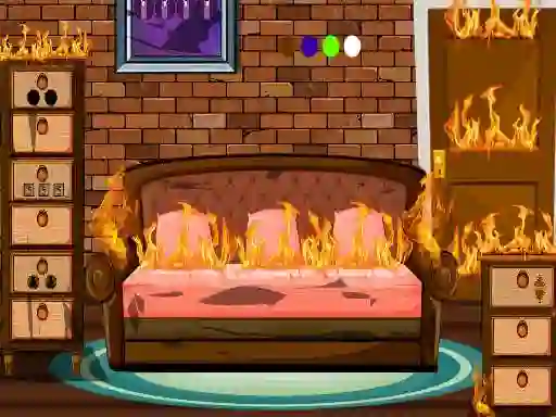 Játék Fired House Escape online