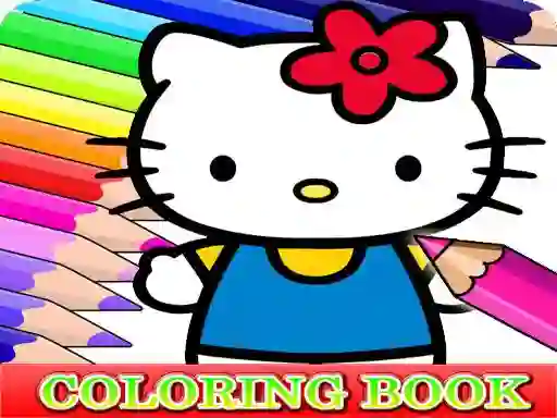 Játék Coloring Book for Hello Kitty online