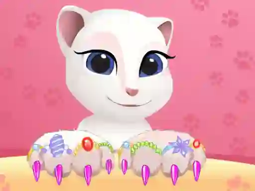 Játék Talking Tom Angela Great Manicure online