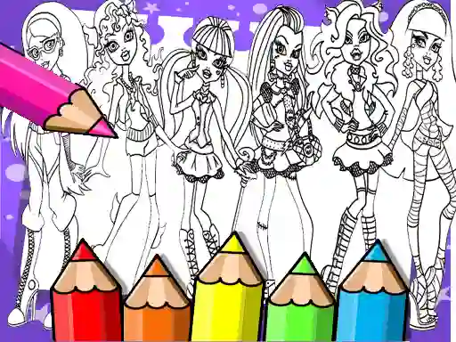Játék Monster High Coloring Book online