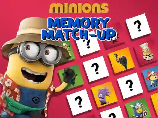 Játék Minions Memory Match Up online