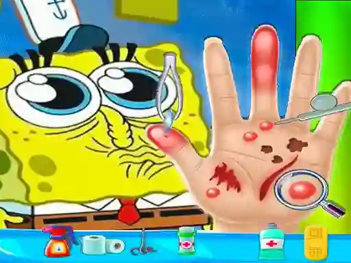 Játék Spongebob Hand Doctor online
