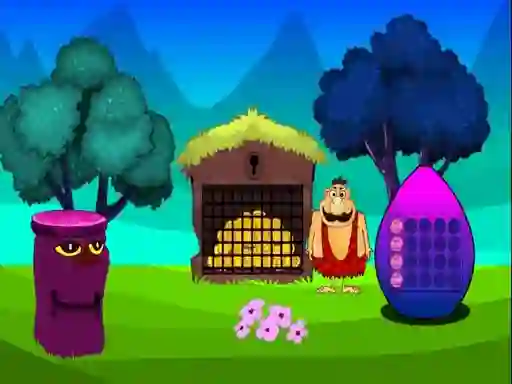 Játék Caveman Treasure Escape online