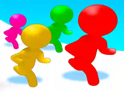 Játék Stickmen Color Run Switch online