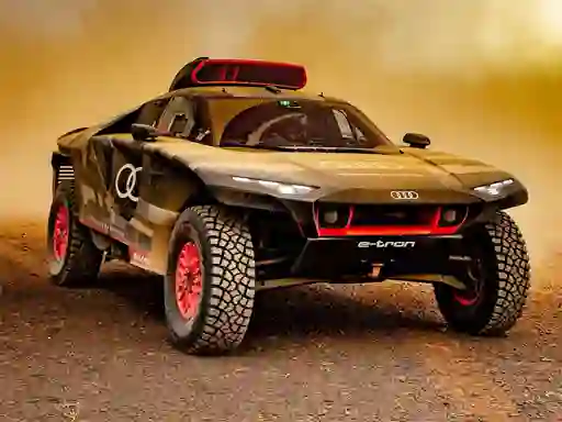 Játék Audi RS Q Dakar Rally Puzzle online