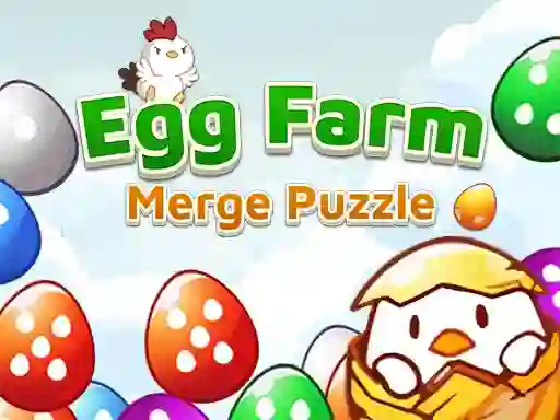 Játék Egg Farm Merge Puzzle online