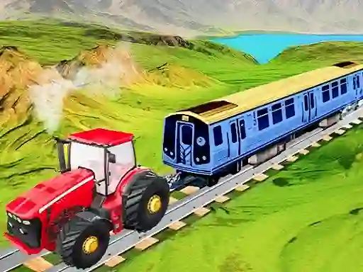 Játék Chain Tractor Train Towing Game 3D online