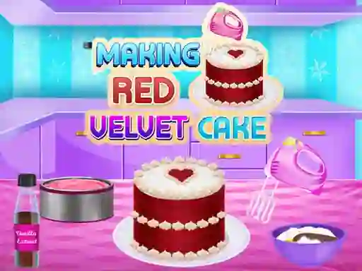 Játék Making Red Velvet Cake online