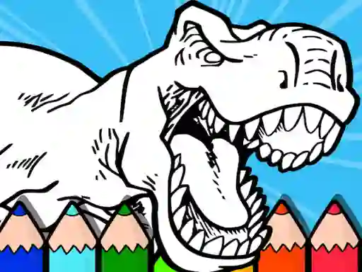 Játék Coloring Dinos For Kids online