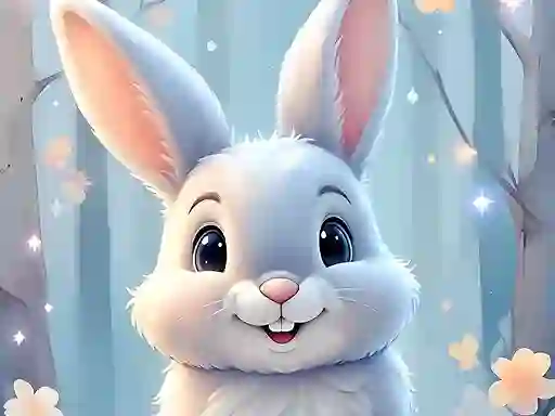 Játék Easter Bunny Coloring Book online
