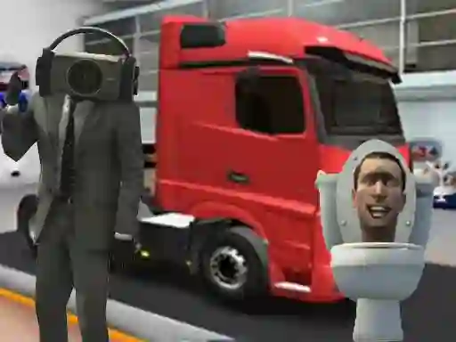 Játék Truck Simulator Skibidi Toilet online