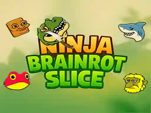 Játék Ninja brainrot Slice online