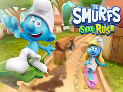 Játék The Smufrs Skate Rush online