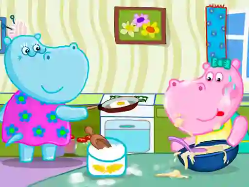 Játék Hippo Cooking School online
