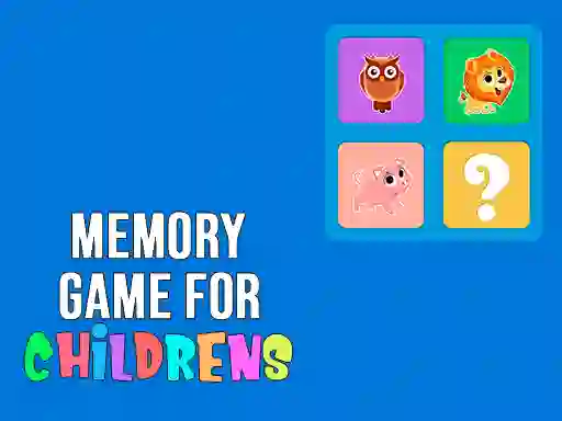Játék Memory Game for Childrens online
