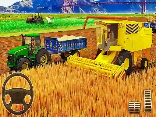 Játék US Modern Tractor Farming Game 3D 2022 online