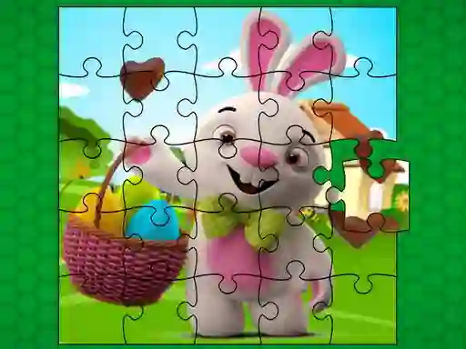 Játék Easter Bunny Eggs Jigsaw online