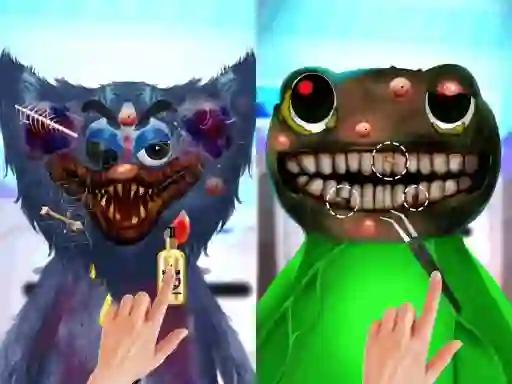 Játék Huggy ASMR Monster Makeover online