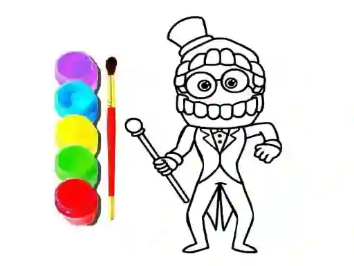 Játék Digital Circus Click and Paint online